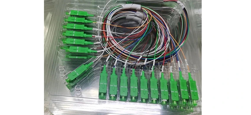 Fiber Optic Mini Steel Tube PLC Splitter 1x16 SCAPC