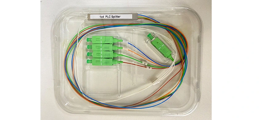 1X4 SCAPC Fiber Optic Splitter