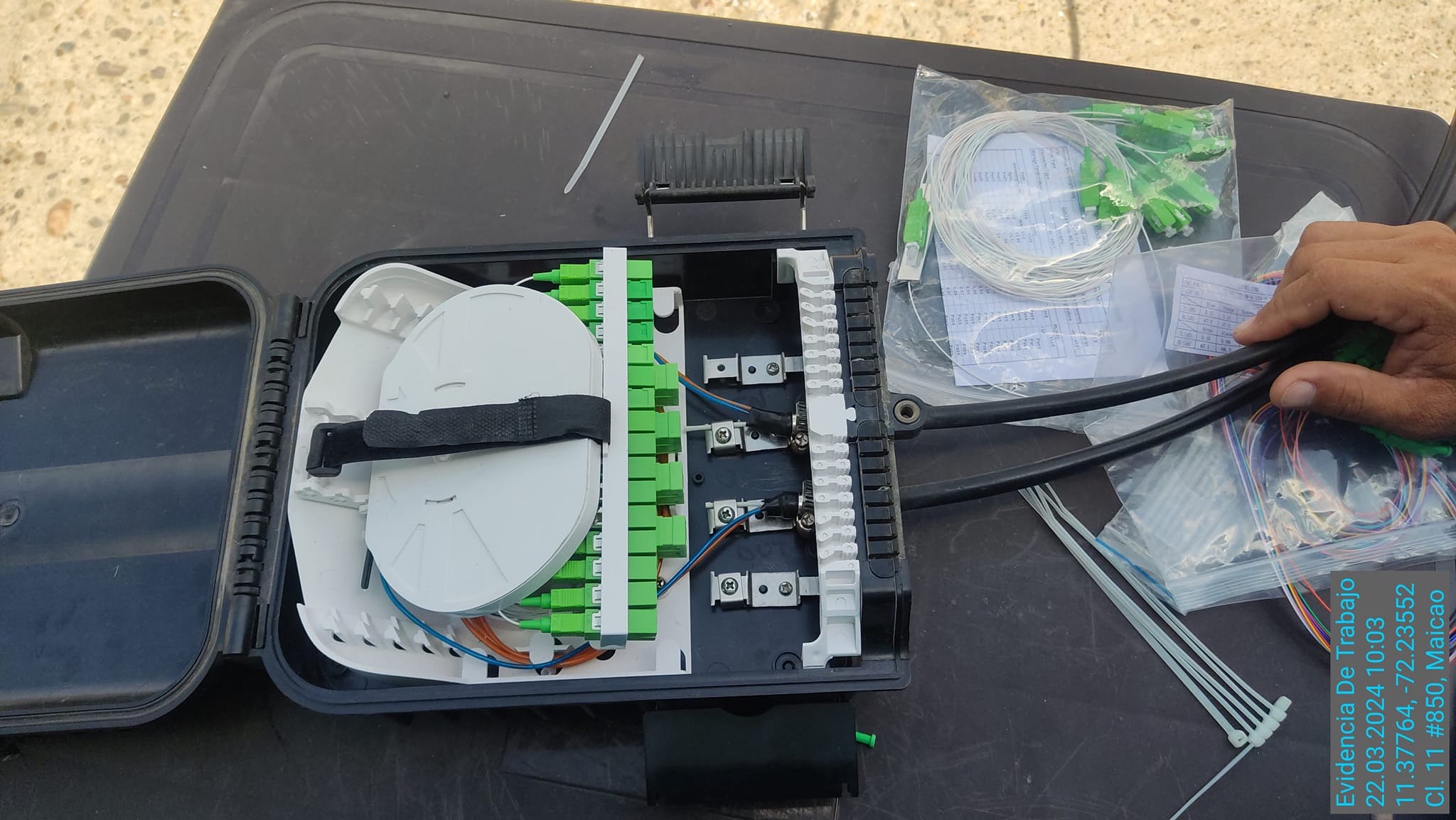 16 Core Fiber Optic Box Outdoor