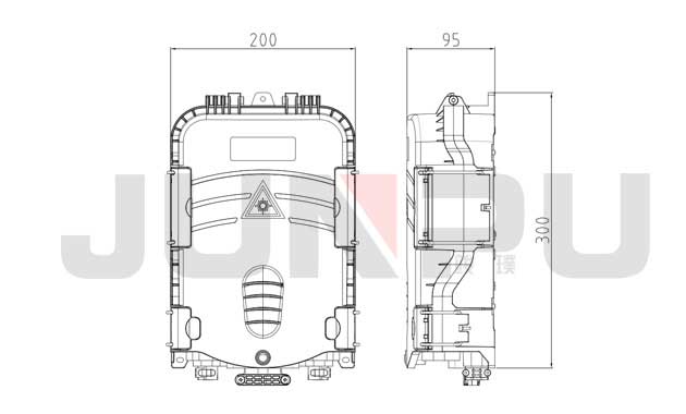 16 core fiber optic box outdoor
