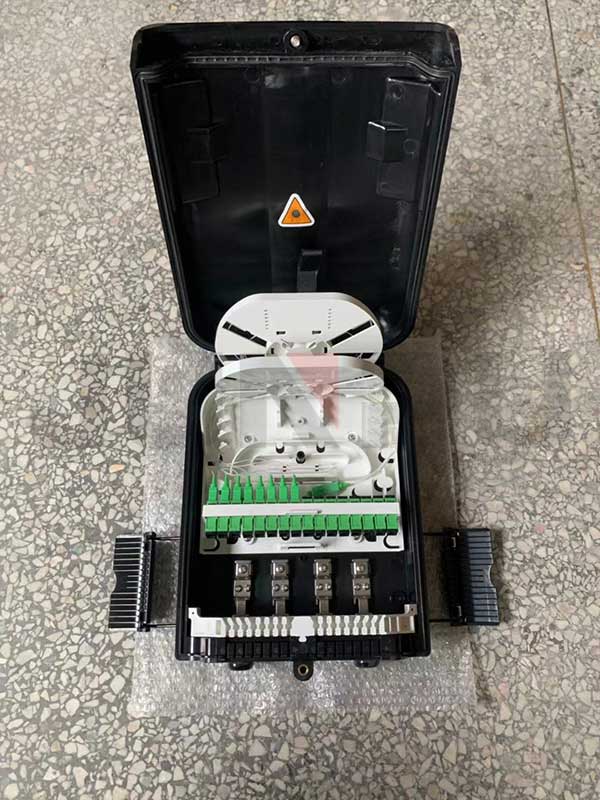16 core fiber optic termination box