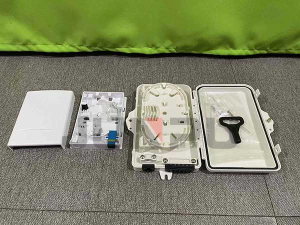 2 core fiber distribution box